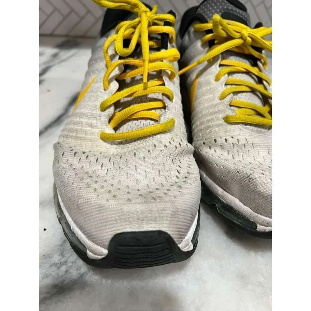 Nike iD Squad Air Max 2017 yellow Swoosh 918091-992 Pink Men’s Sz 10.5 Nikeid